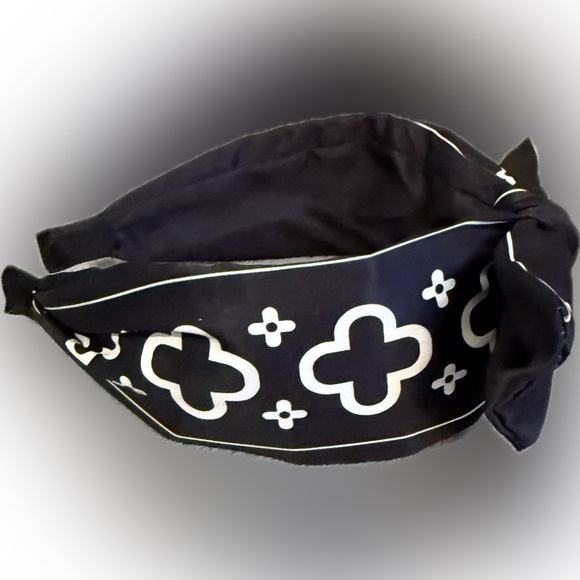 🖤🤍🖤Chic Black and White Patterned Headband/NWOT🖤🤍🖤 - Picture 5 of 5
